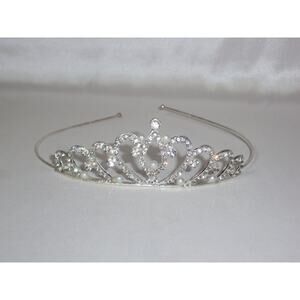 rhinestone tiara, crown, bridal flower girl  birthday princes wedding tiara